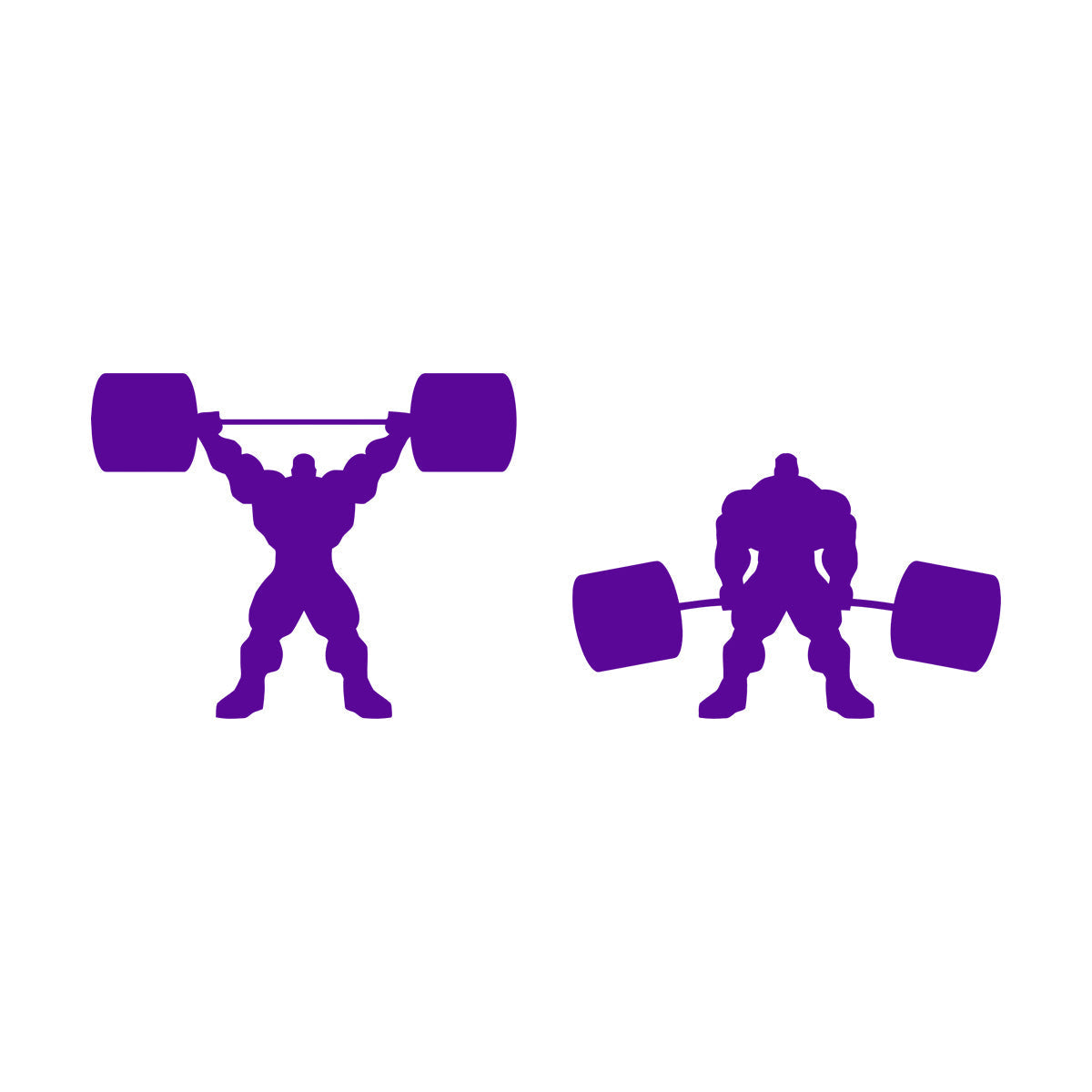 Bodybuilding Iron Sport Muscul Gymnastics Barbell Vinyl Art Sticker Self Adhesive