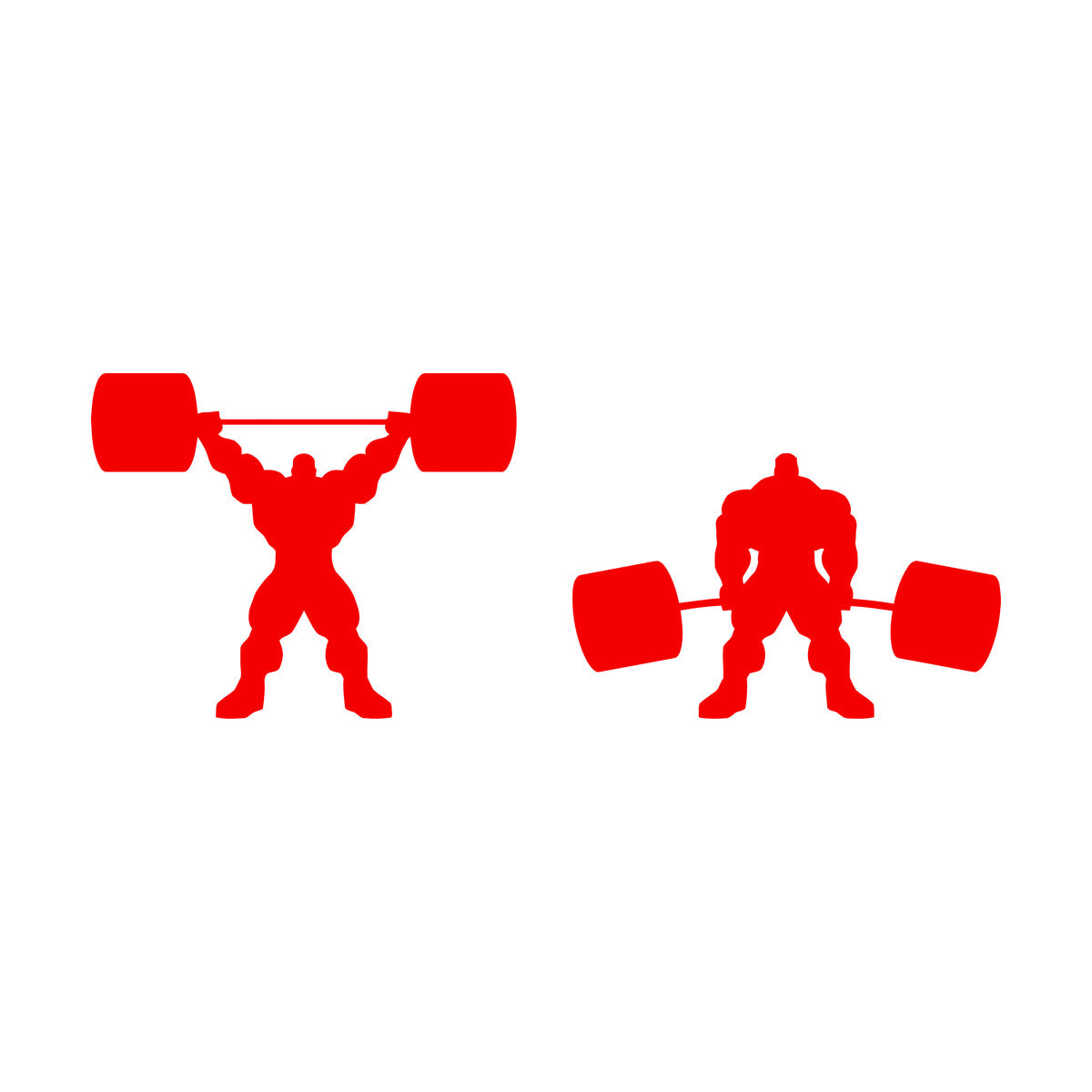 Bodybuilding Iron Sport Muscul Gymnastics Barbell Vinyl Art Sticker Self Adhesive