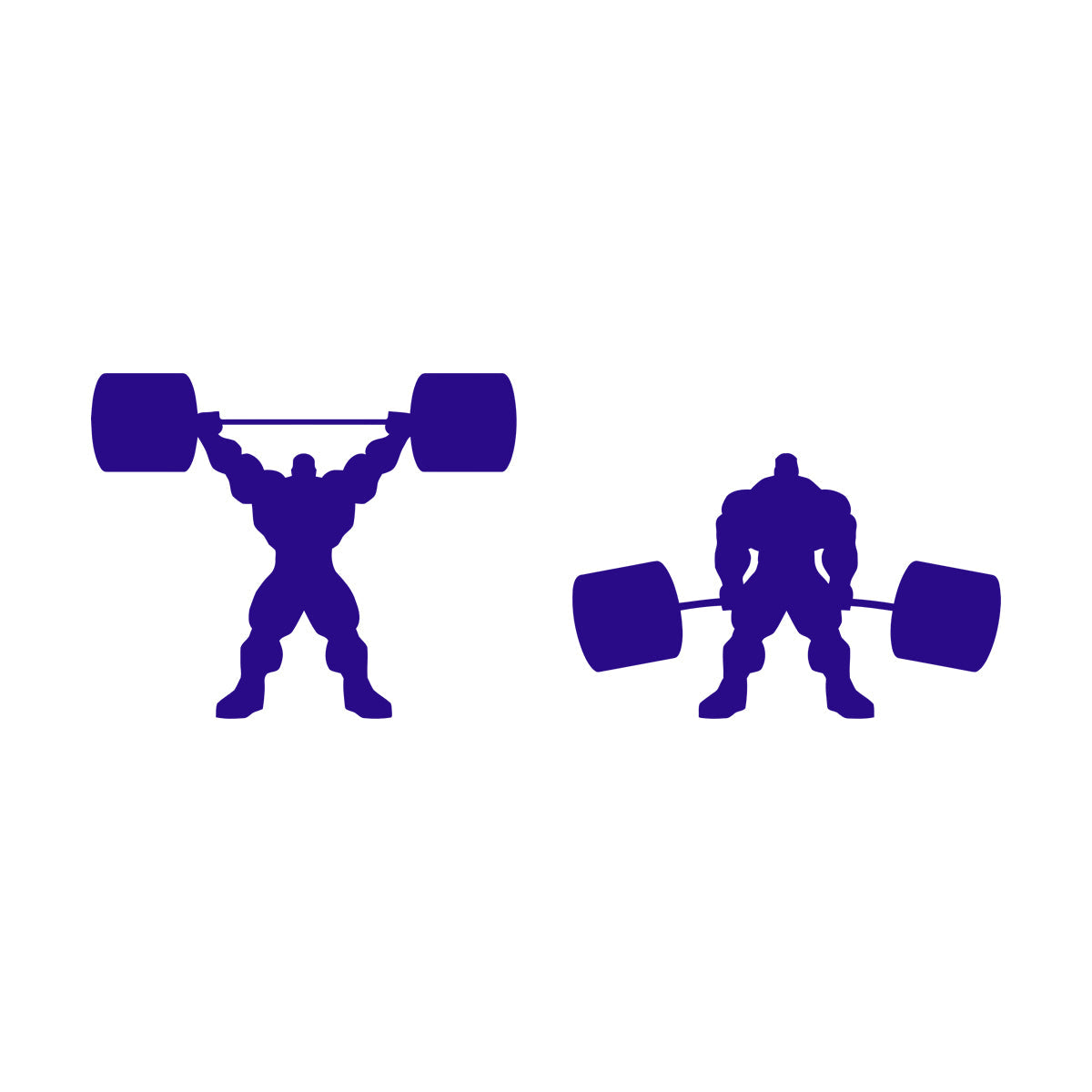 Bodybuilding Iron Sport Muscul Gymnastics Barbell Vinyl Art Sticker Self Adhesive