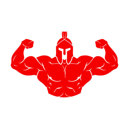 Engraving Stickers Bodybuilding Jock Helmet Sparta Fitnesscenter Gymnastics Do Not Damage The Wall Surface