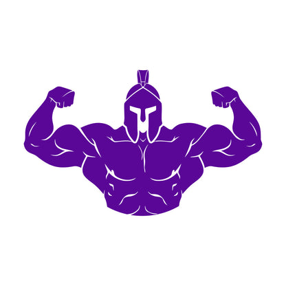 Engraving Stickers Bodybuilding Jock Helmet Sparta Fitnesscenter Gymnastics Do Not Damage The Wall Surface