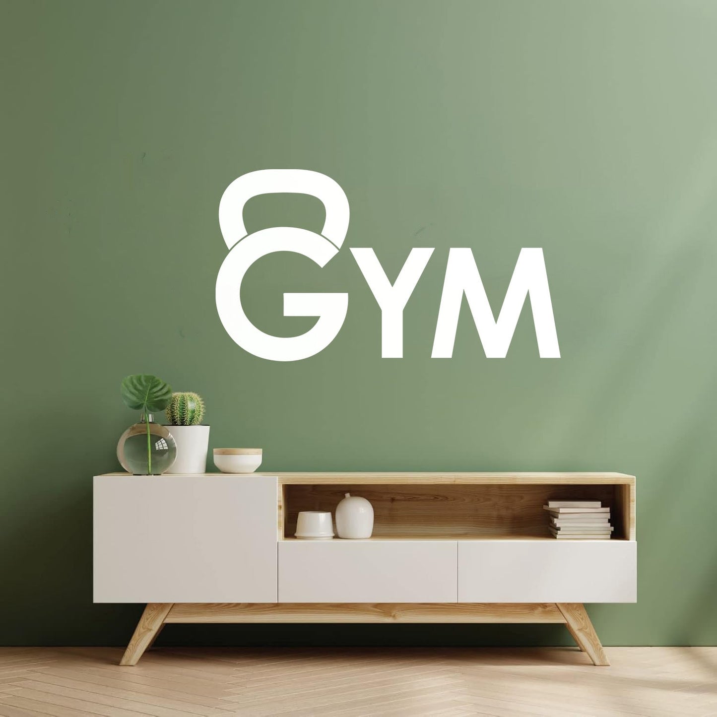 Lettering Stickers Dumbbell Training Gymnastics Iron Sport Easy Installation