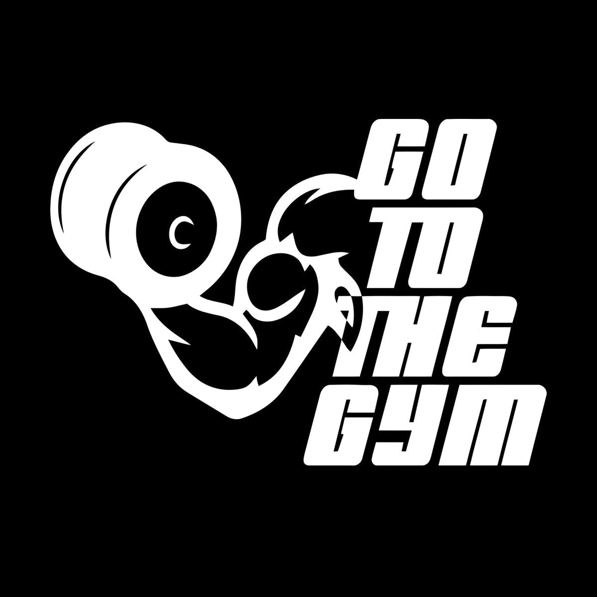 Engraving Decals Go To The Gymnastics Fitnesscenter Phrase Muscul Sport Personalized Customization