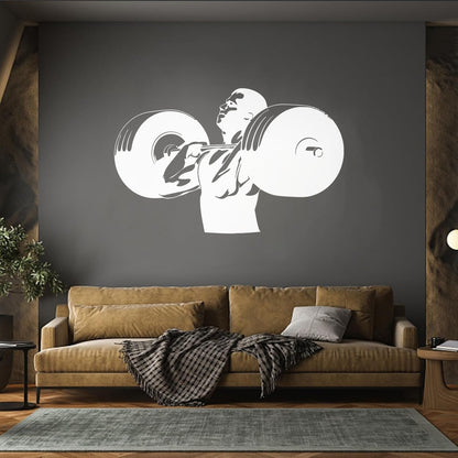 Wall Stickers Paster Paper Gymnastics Fitnesscenter Muscled Bodybuilding Sports Art Decoration