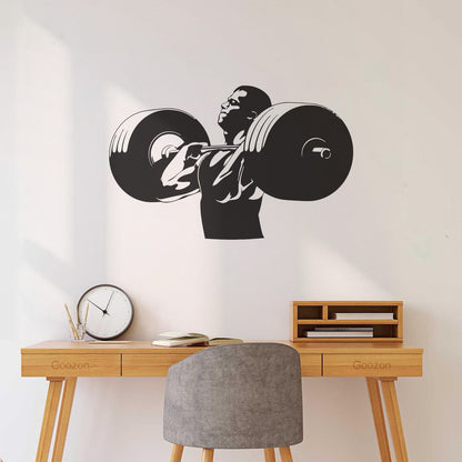 Wall Stickers Paster Paper Gymnastics Fitnesscenter Muscled Bodybuilding Sports Art Decoration