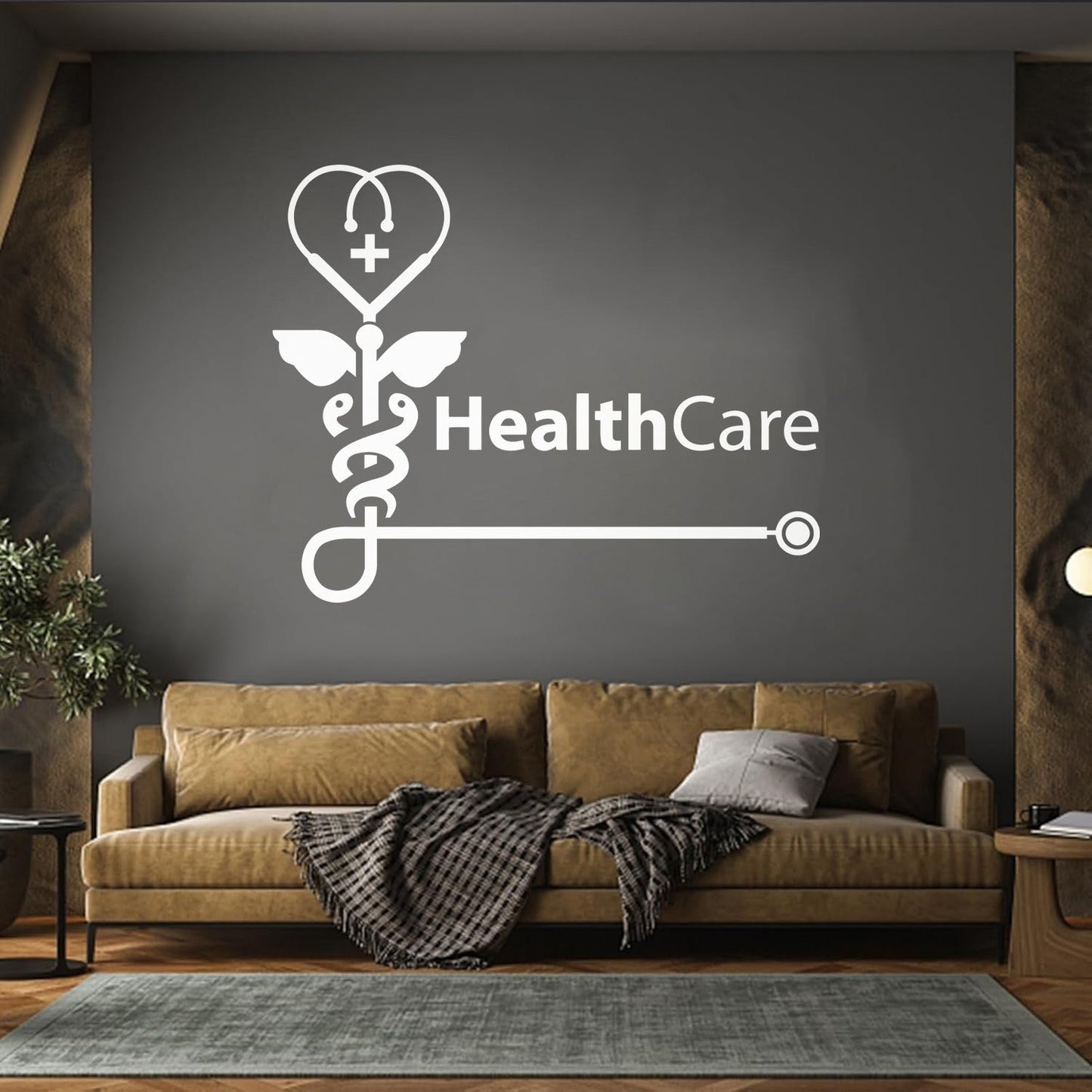 Vinyl Art Sticker Health Check Medical Center Health Care Easy Installation