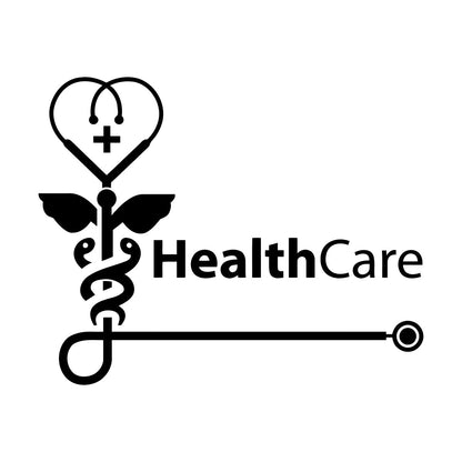 Vinyl Art Sticker Health Check Medical Center Health Care Easy Installation