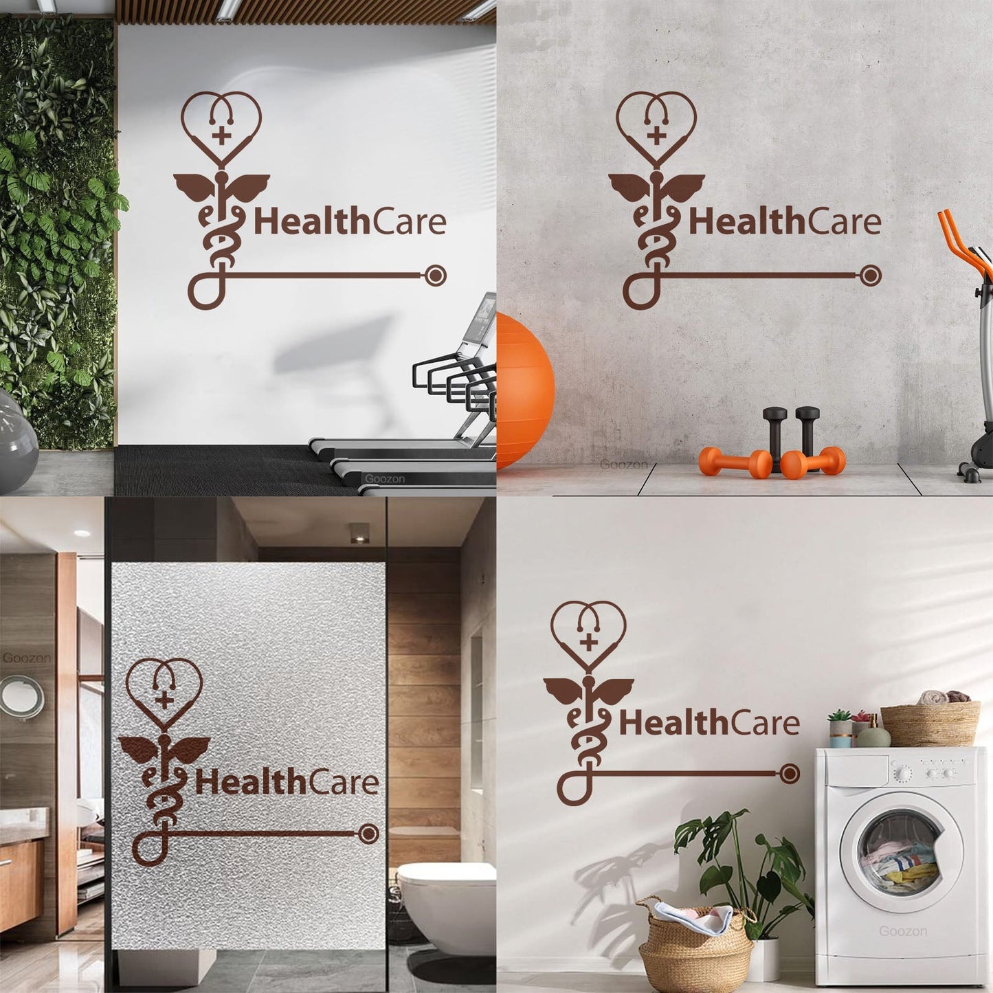 Vinyl Art Sticker Health Check Medical Center Health Care Easy Installation