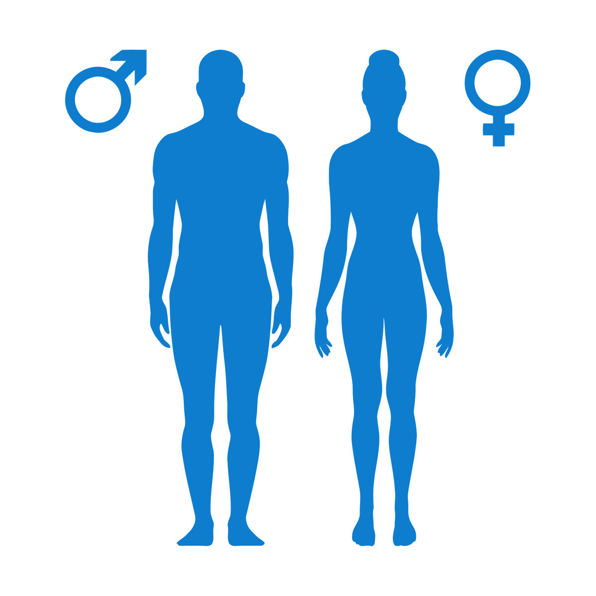 Engraving Decals Male And Female Figures Symbol Health Care Car Body Decoration