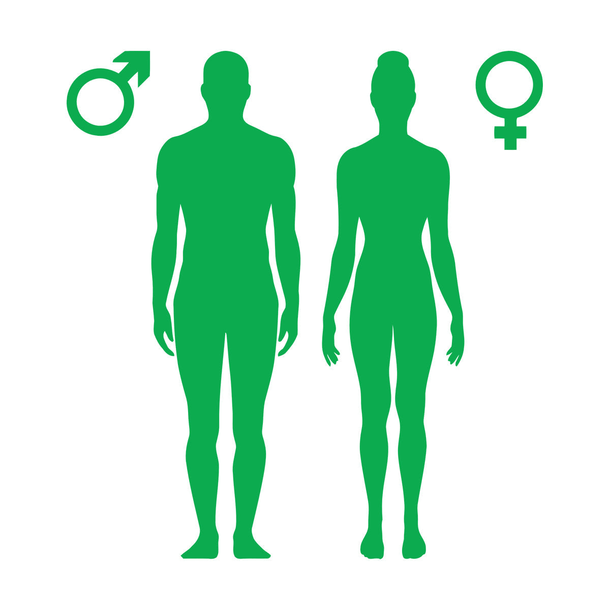 Engraving Decals Male And Female Figures Symbol Health Care Car Body Decoration