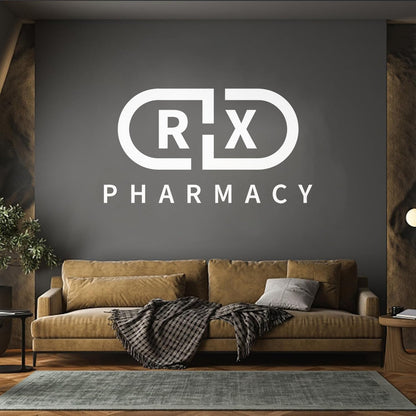 Lettering Decals Pharmacy Store Health Care Healthcare Chemist'S Shop Equipped With Transfer Film Kit