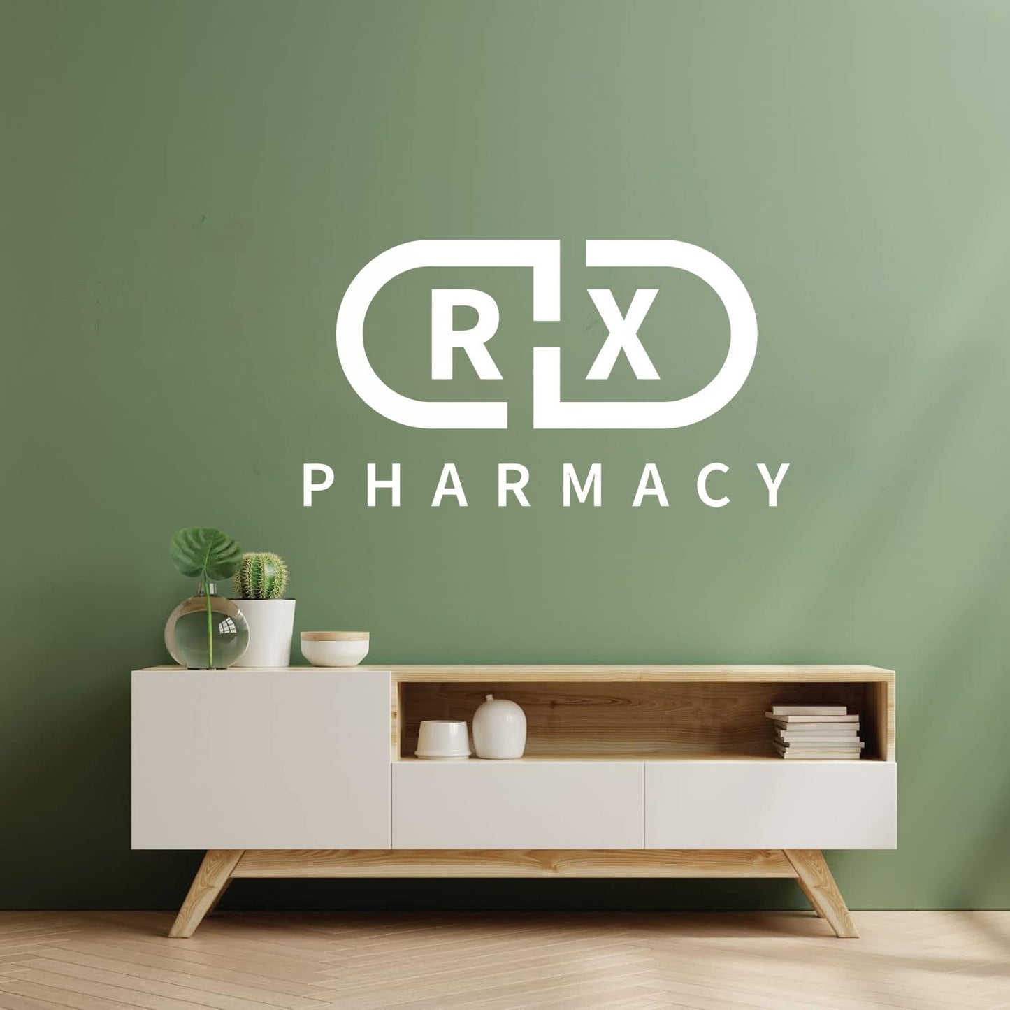 Lettering Decals Pharmacy Store Health Care Healthcare Chemist'S Shop Equipped With Transfer Film Kit