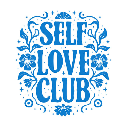 Wall Decals Pvc Self Love Club Posters Mental Health Care Easy Installation