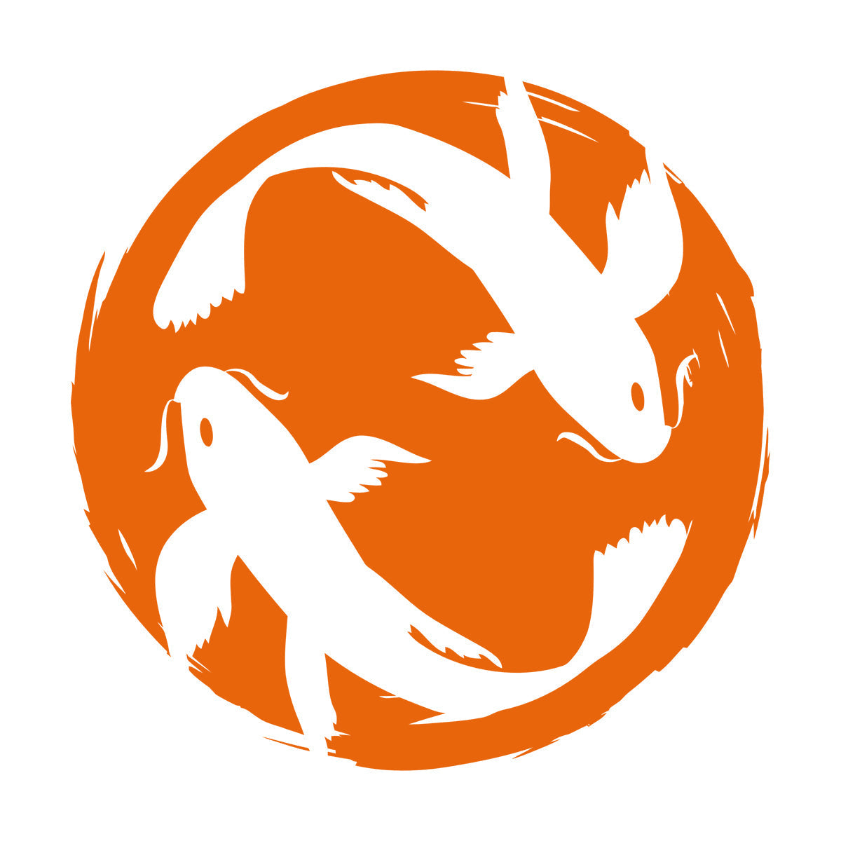 Asian Style Koi Carp Couple Fish Zen Japanese Wall Decals Art Mural Painting