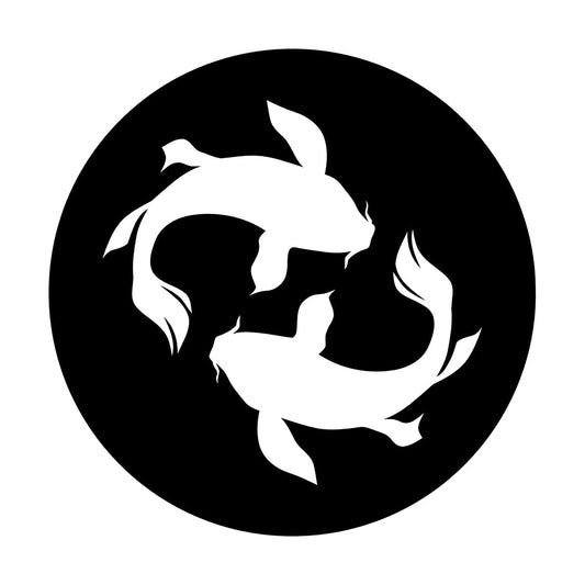 Vinyl Art Sticker Koi Cart Fish Asian Japanese Zen Home Window Decals