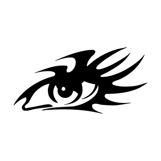 Tribal Eye With Big Eye Lashes Fashion Vinyl Art Sticker Art Mural Painting
