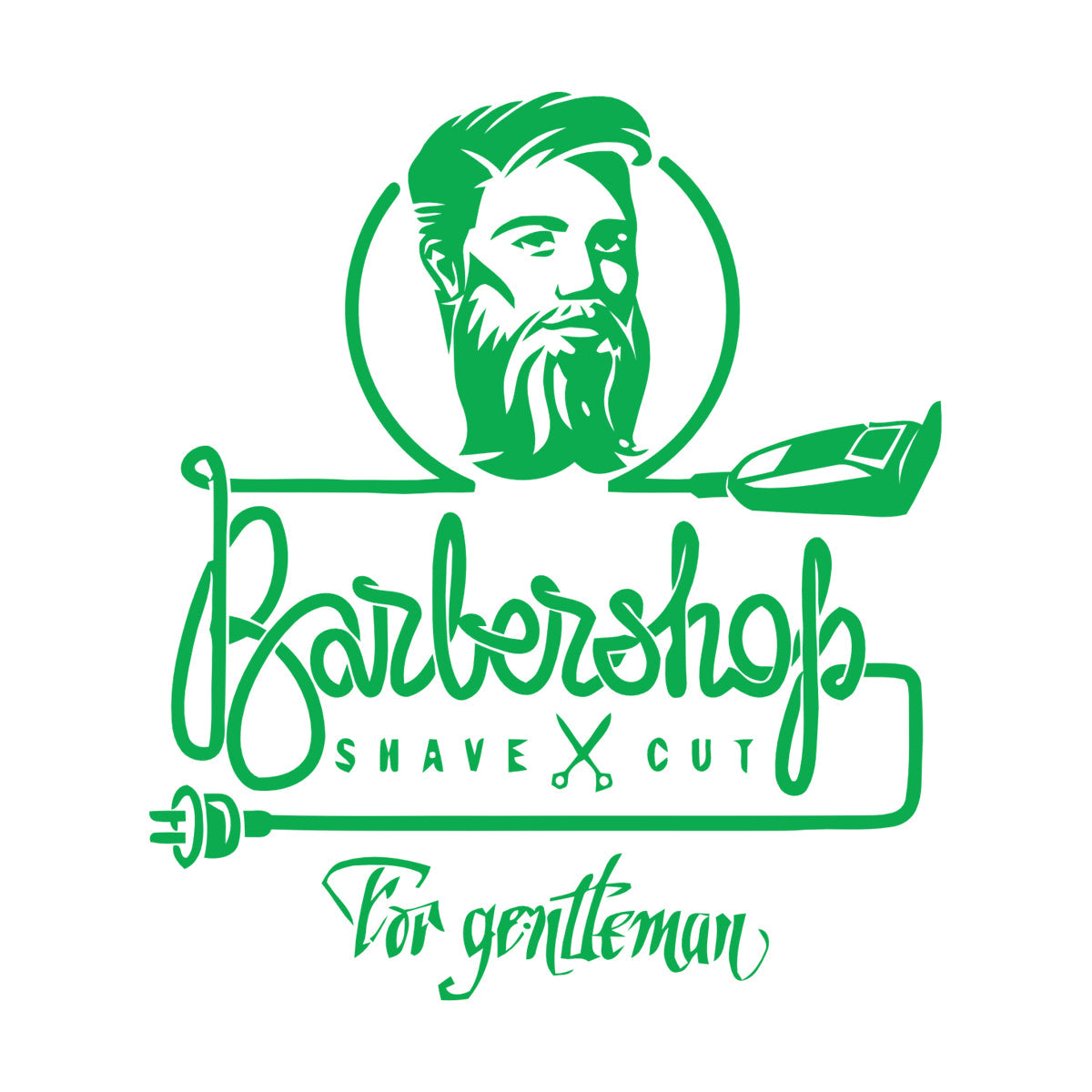 Wall Decals Barbershop Hair Stylist Shaving Barber Man Tattoo Culture