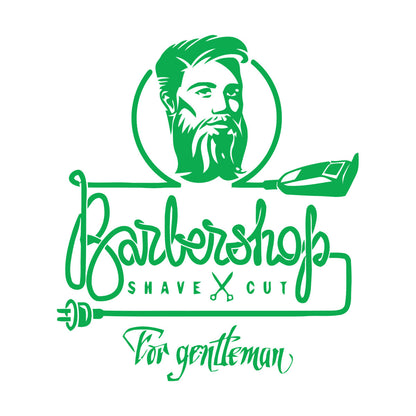 Wall Decals Barbershop Hair Stylist Shaving Barber Man Tattoo Culture