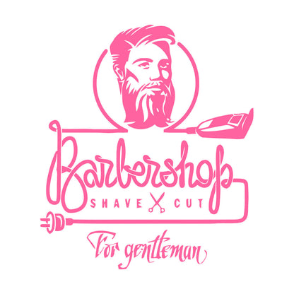 Wall Decals Barbershop Hair Stylist Shaving Barber Man Tattoo Culture