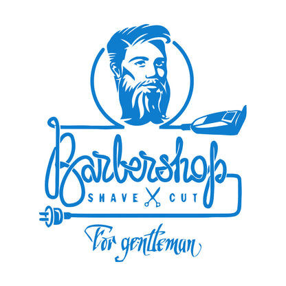 Wall Decals Barbershop Hair Stylist Shaving Barber Man Tattoo Culture