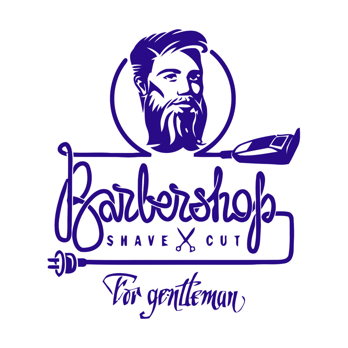 Wall Decals Barbershop Hair Stylist Shaving Barber Man Tattoo Culture