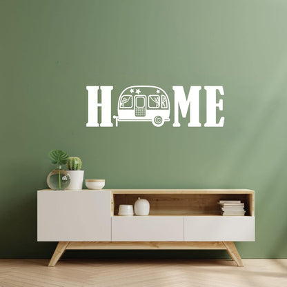 Sticker mural décoratif en vinyle, lettrage pour maison de camping, aventure, culture du tatouage