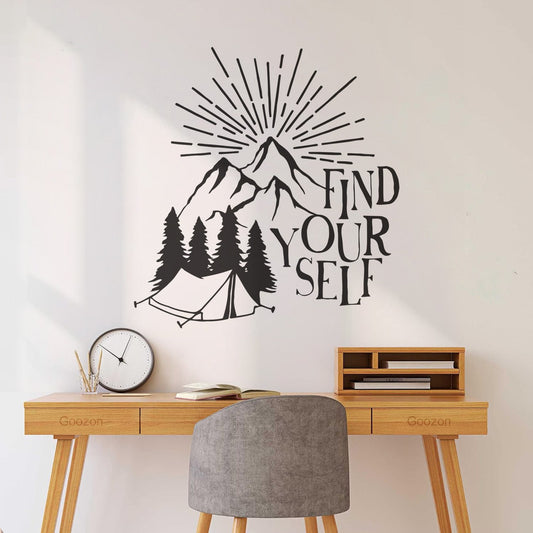 Lettering Stickers Inspirational Quotes Natural Motivation Multiple Size Options