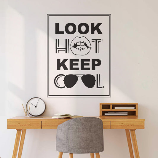 Lettering Stickers Inspire Quote Woman Beauty Salon Fashion Easy Installation