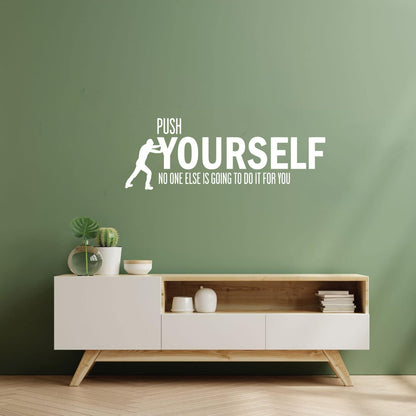 Wall Decals Paster Paper Inspirational Quotes To Motivate Yourself Personalized Customization