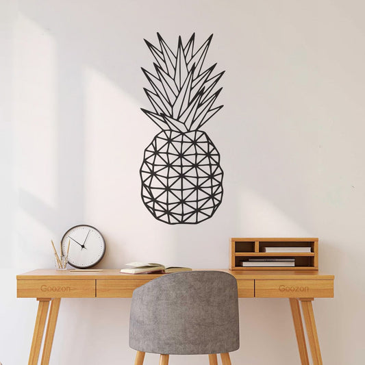 Wall Vinyl Sticker Decor Fruit Pineapple Pattern Kitchen Geometric Pineapple Art Mural Painting