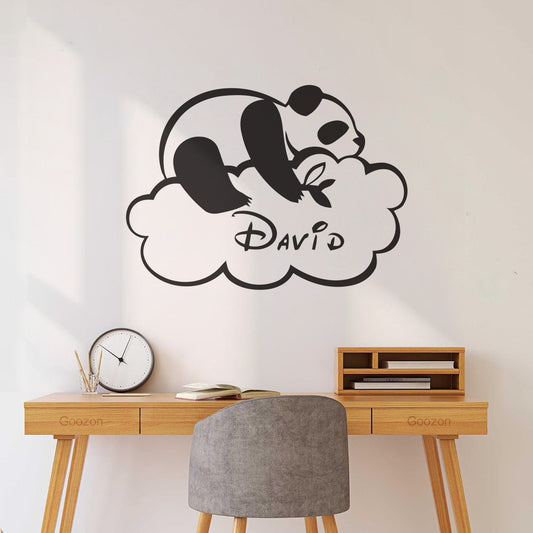 Fine Carving Decals Panda Room Panda Baby Personality Car Body Decoration