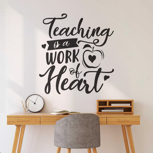 Lettering Stickers Inspirational Quotes School Teaching Phrases Glass Stickers