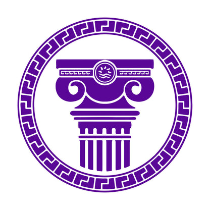 Engraving Stickers Ancient Greek Architectural Antique Columns Can Modify And Add Information