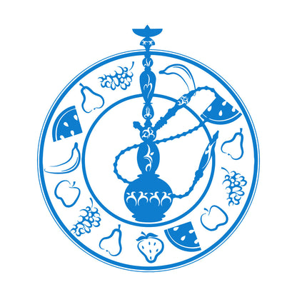 Wall Decals Pvc Hookah Fruit Hookah Leisure Bar Cafe Smoking Equipped With Transfer Film Kit