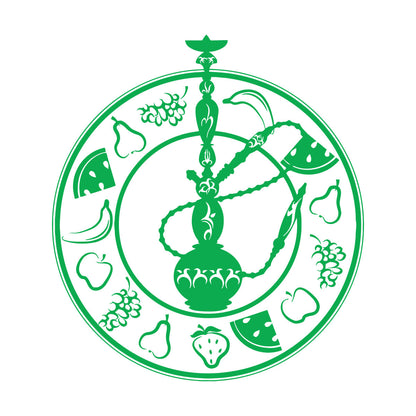 Wall Decals Pvc Hookah Fruit Hookah Leisure Bar Cafe Smoking Equipped With Transfer Film Kit