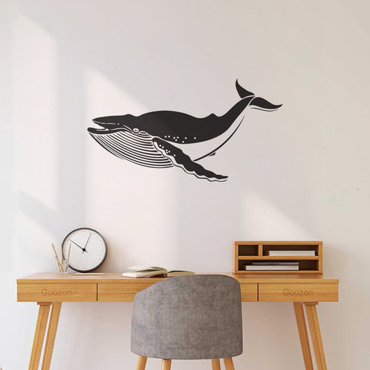 Stickers muraux Baleine Requin Animaux marins Thème océanique Style Baleine Personnalisable