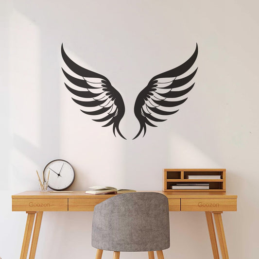 Mural And Wall Vinyl Decal Angel Wings And Isolated Icon Car Body Decoration