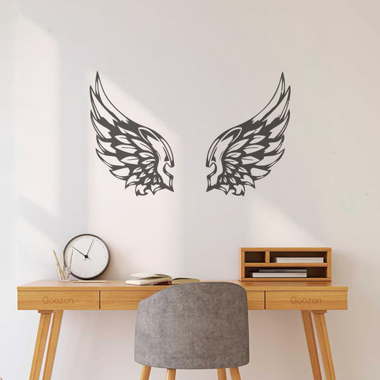 Wall Decals Paster Paper Angel Wings Set Angel Wings Silhouette Wings Art Mural Painting