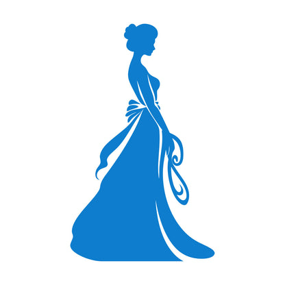 Chic Bridal Beauty Bride Brides Elegance Emblem Wall Stickers Multiple Size Options