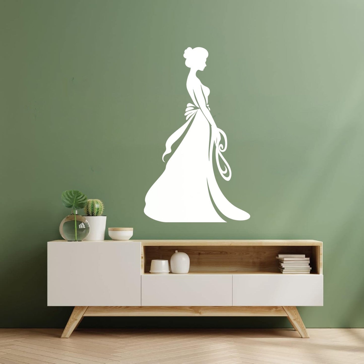 Chic Bridal Beauty Bride Brides Elegance Emblem Wall Stickers Multiple Size Options