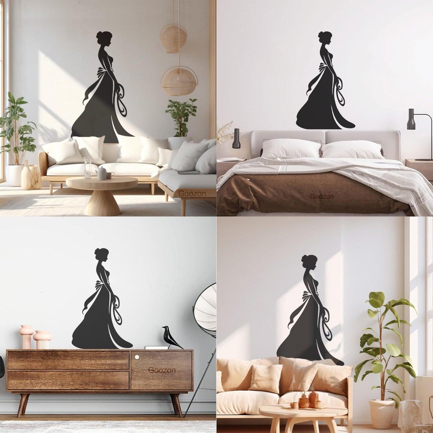 Chic Bridal Beauty Bride Brides Elegance Emblem Wall Stickers Multiple Size Options