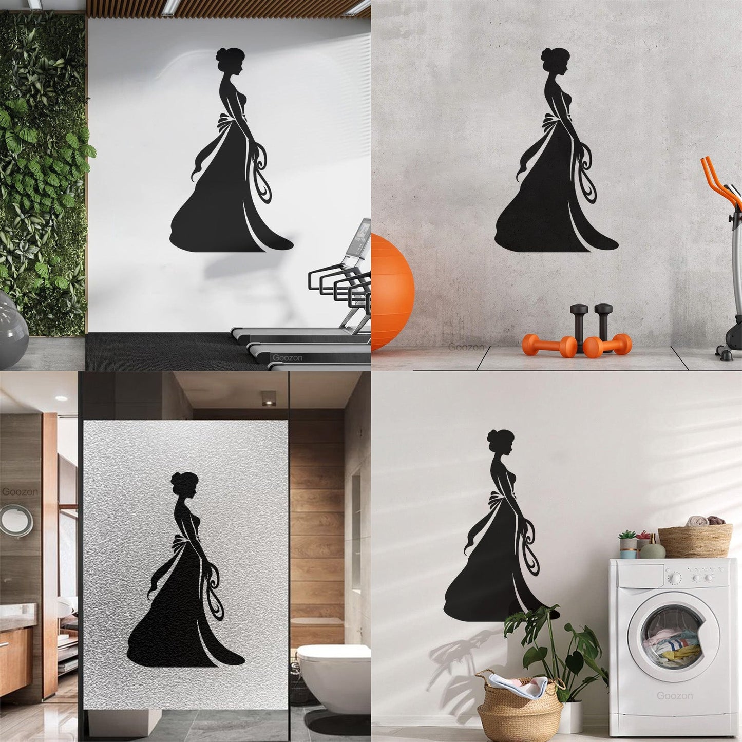 Chic Bridal Beauty Bride Brides Elegance Emblem Wall Stickers Multiple Size Options