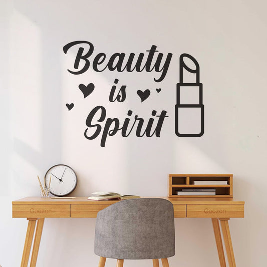Wall Stickers Paster Paper About Female Makeup Or Beauty Can Be Applied On Salon Wall Art Decoration