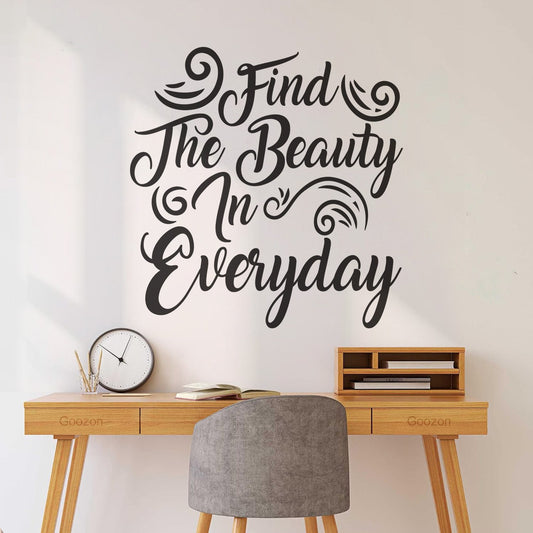 Lettering Decals Find The Beauty In Everyday Vintage Typography Do Not Damage The Wall Surface