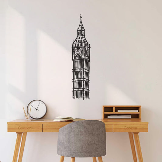 Vinyl Art Sticker Go Travel Map Of The World The Plane Drew A Heart Eiffel Tower Coliseum Grunge Style S Personalized Customization