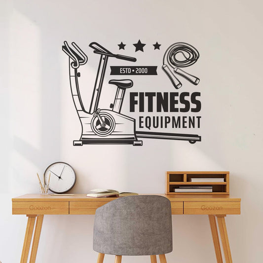 Gym Icon Fitness Bodybuilding Sport Club Training Wall Stickers Wall Beautification