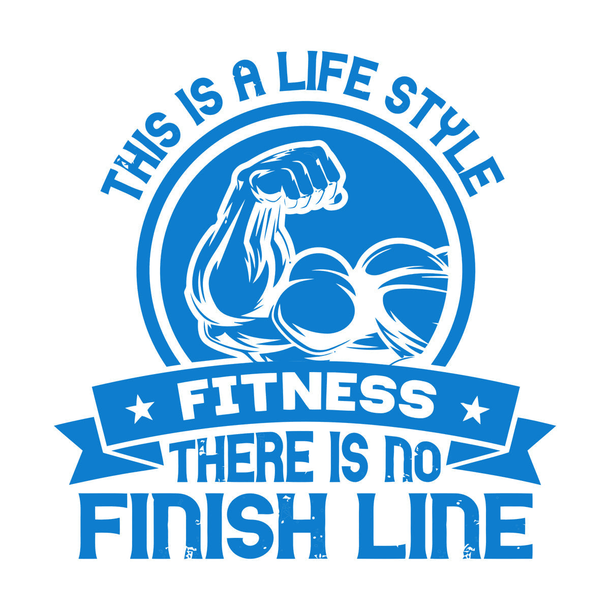 Vinyl Wall Stickers Gym Workout Motivational Typography Exercise Athletic Training Tee With Skull And Dumbbell Multi Color Selection