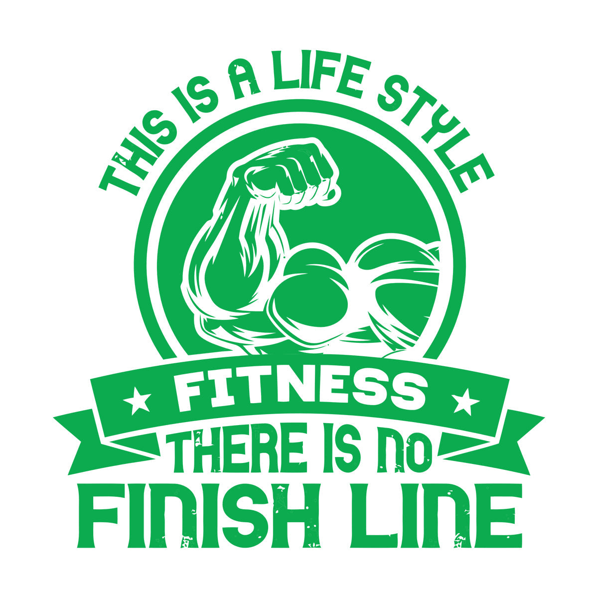 Vinyl Wall Stickers Gym Workout Motivational Typography Exercise Athletic Training Tee With Skull And Dumbbell Multi Color Selection