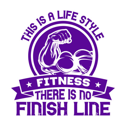 Vinyl Wall Stickers Gym Workout Motivational Typography Exercise Athletic Training Tee With Skull And Dumbbell Multi Color Selection