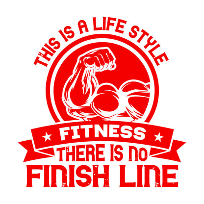 Vinyl Wall Stickers Gym Workout Motivational Typography Exercise Athletic Training Tee With Skull And Dumbbell Multi Color Selection